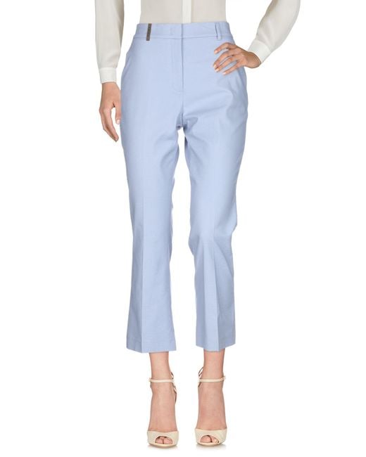 Peserico Blue Trouser