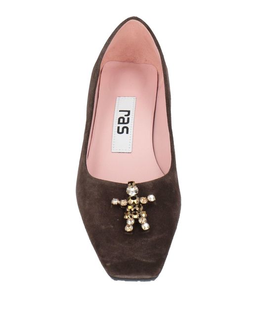 Ras Brown Dark Pumps Leather
