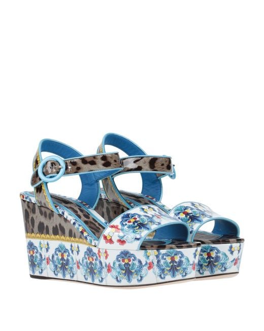 Dolce & Gabbana Blue Sandals