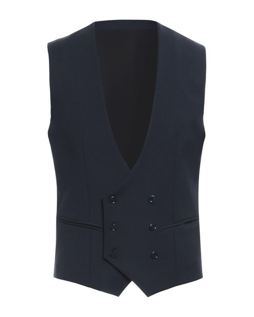 Chaleco sartorial Daniele Alessandrini de hombre de color Blue