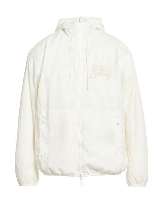 ARMANI EXCHANGE White Jackets for men