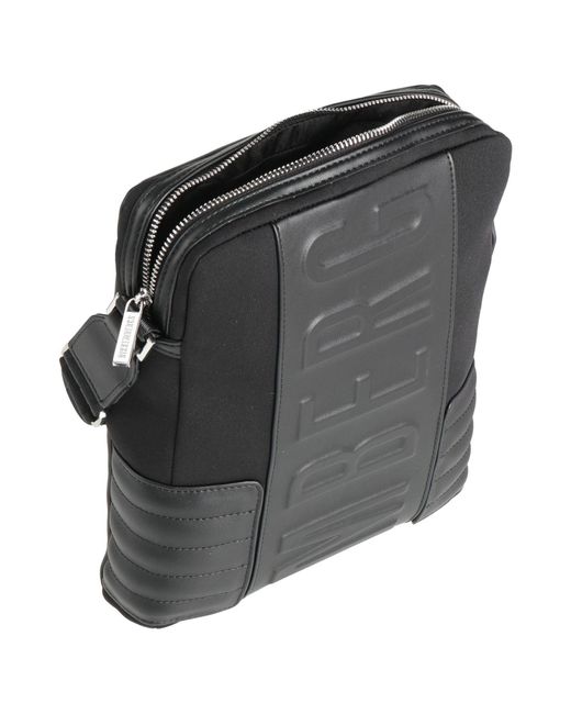 Bikkembergs Black Cross-Body Bag for men