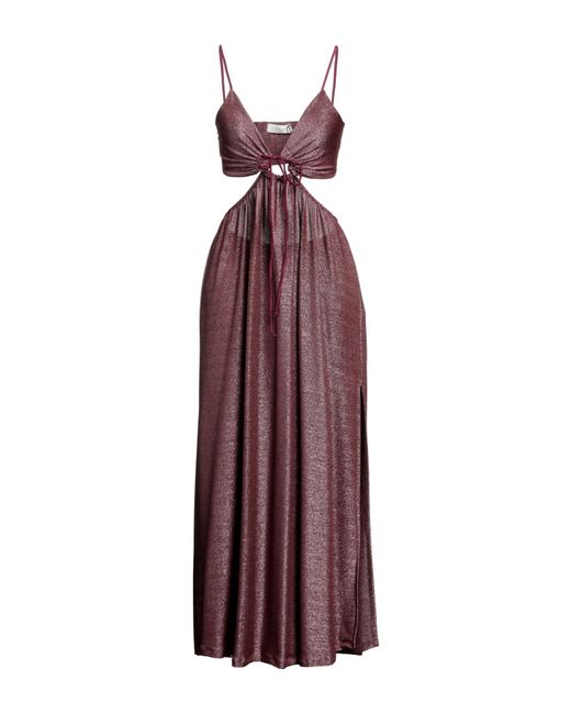 Haveone Purple Maxi Dress