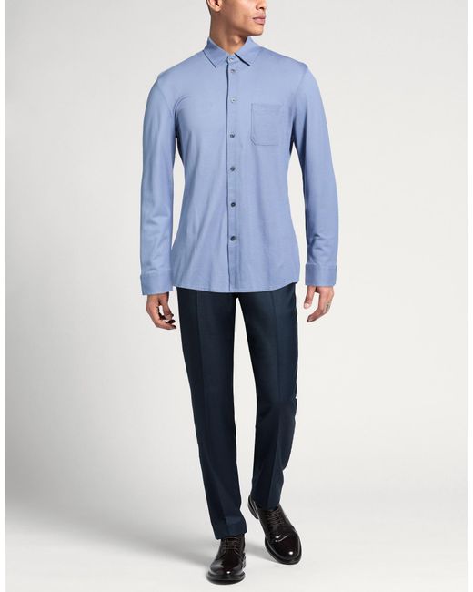 Camicia di Moorer in Blue da Uomo