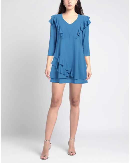 Patrizia Pepe Blue Mini Dress