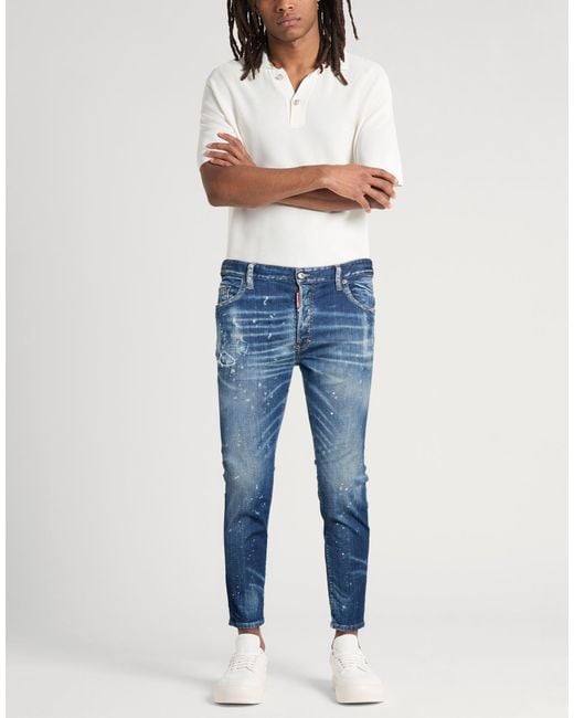 DSquared² Blue Jeans Cotton, Elastane for men