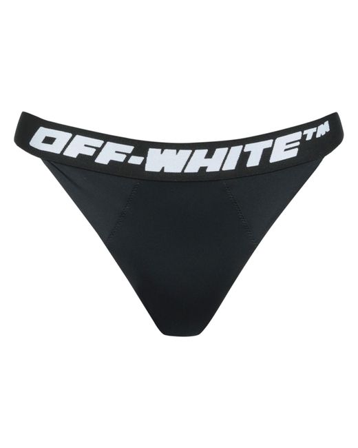 Braguita y slip de bikini Off-White c/o Virgil Abloh de color Black