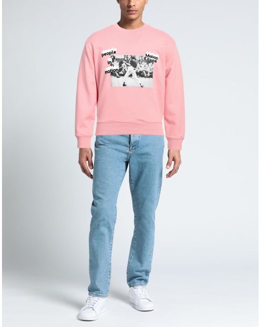 Maison Kitsuné Sweatshirt in Pink für Herren