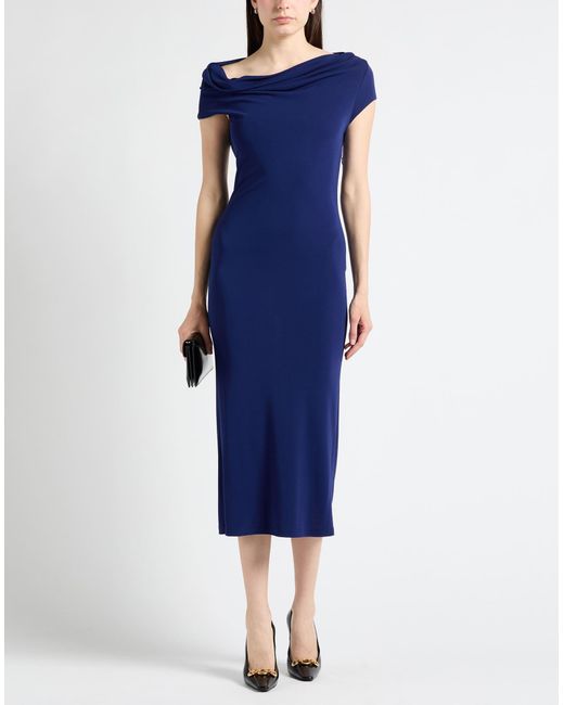 Givenchy Blue Midi Dress Viscose