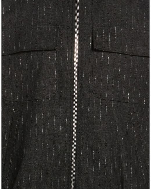 DSquared² Black Jacket Cotton, Polyester, Viscose, Elastane for men
