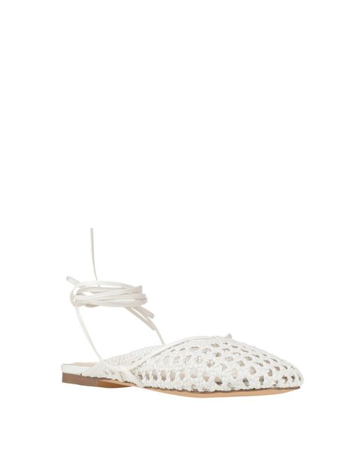 Twinset White Ballet Flats