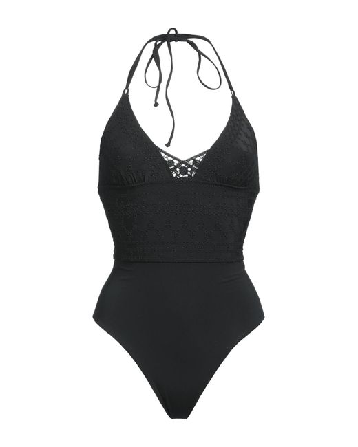 Ermanno Scervino Black One-piece Swimsuit