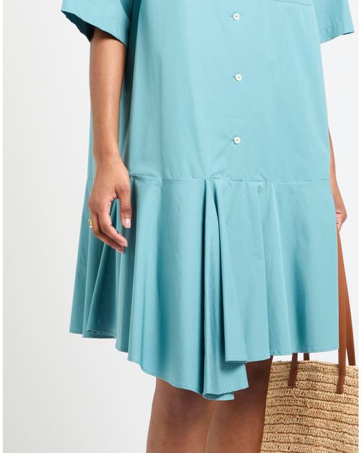 Aspesi Blue Mini Dress