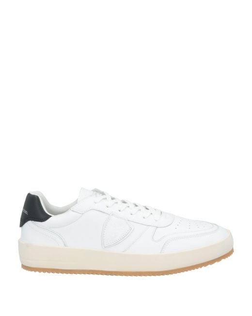 Philippe Model White Sneakers Leather for men