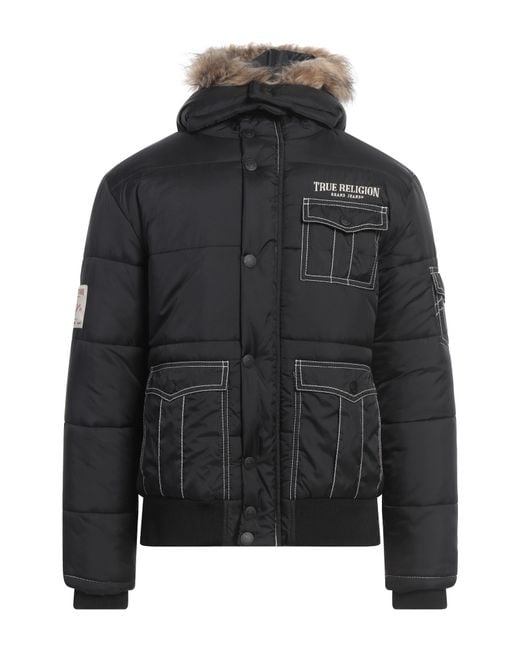 True Religion Black Puffer for men