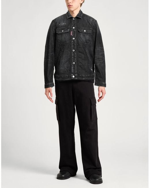 DSquared² Jeansjacke/-Mantel in Black für Herren