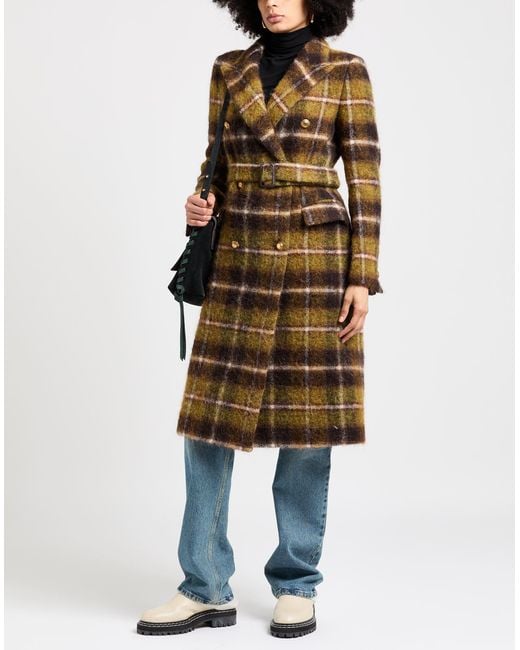 Tagliatore 0205 Metallic Coat Polyester, Virgin Wool, Alpaca Wool, Polyamide