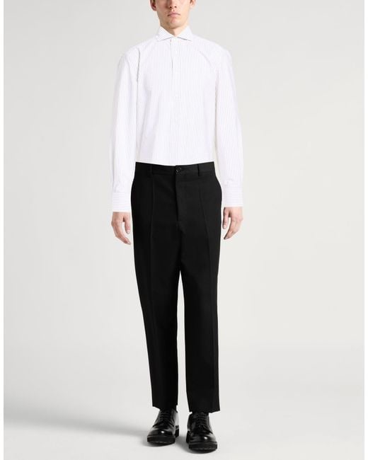 Brunello Cucinelli White Shirt Cotton for men