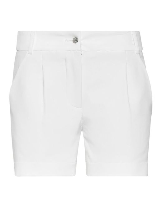 Philipp Plein White Shorts & Bermudashorts
