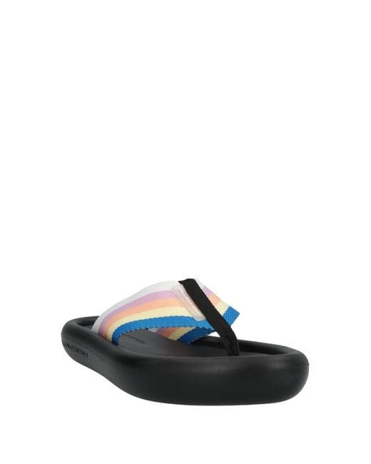 Stella McCartney White Toe Strap Sandals