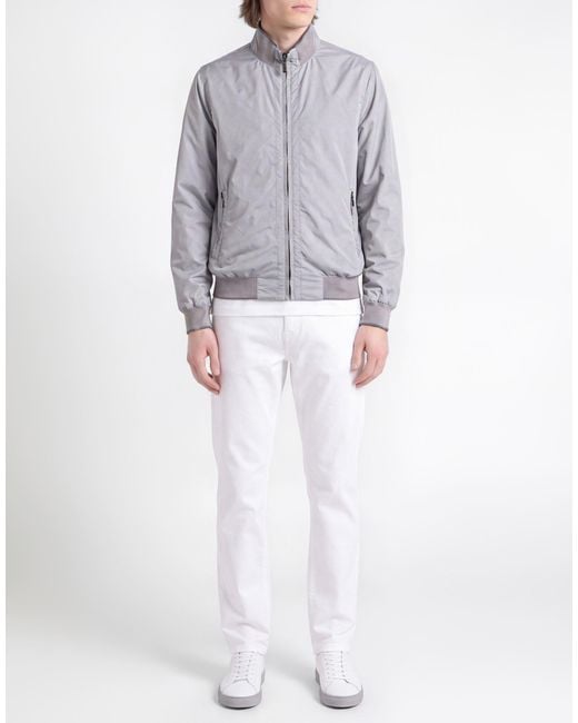Moorer Gray Jacket Polyamide, Polyester for men