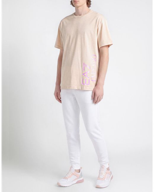 EA7 White T-Shirts for men