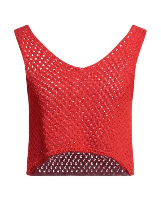 Top MEIMEIJ en coloris Red