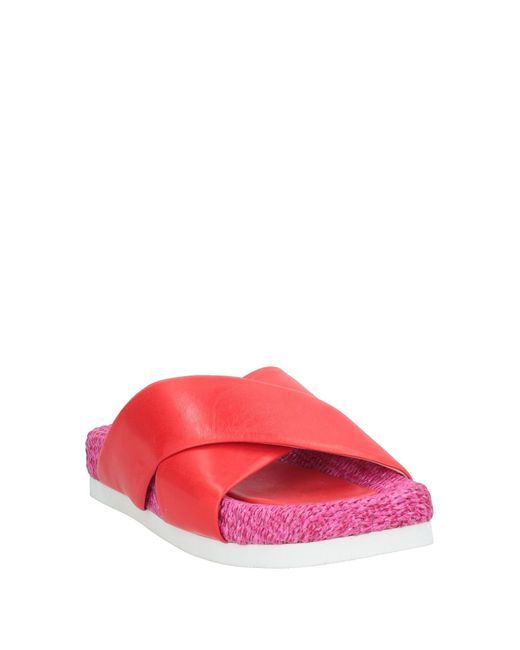 Agl Attilio Giusti Leombruni Pink Espadrilles Leather
