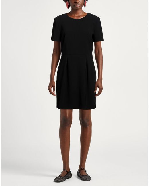 Max Mara Black Mini Dress Triacetate, Polyester