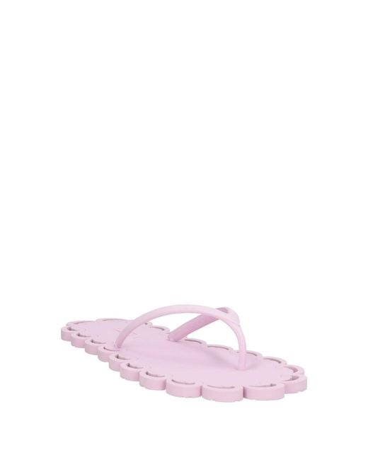 Carlotha Ray Pink Lilac Thong Sandal Rubber
