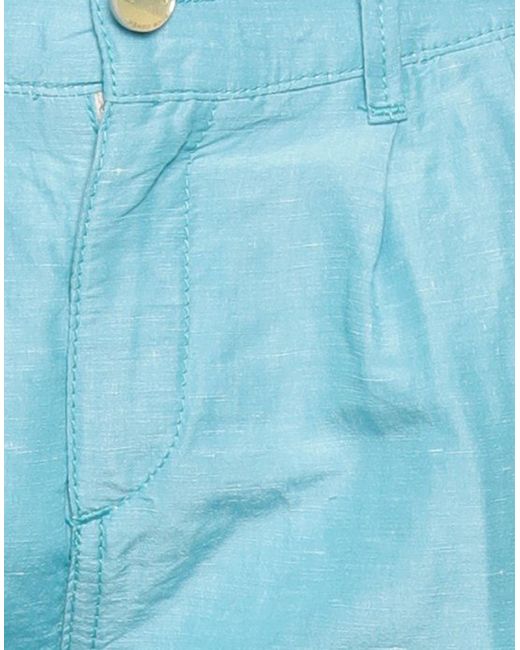 Jacob Coh?n Blue Pants Linen, Silk
