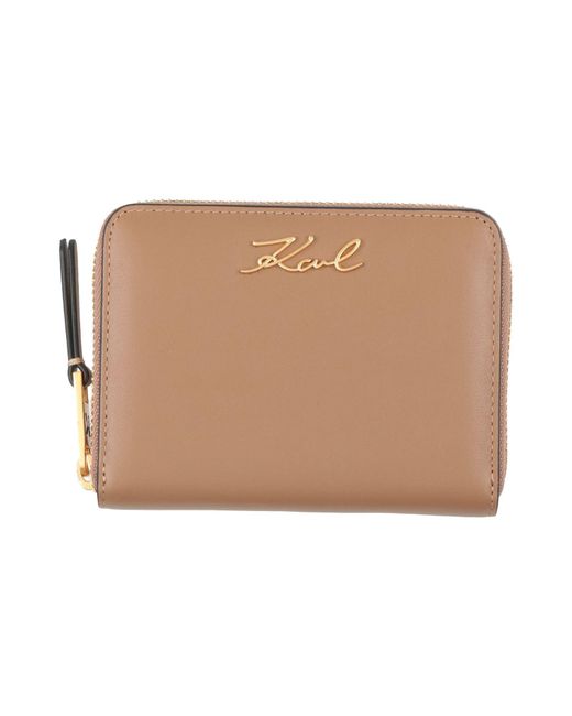 Karl Lagerfeld Natural Wallets
