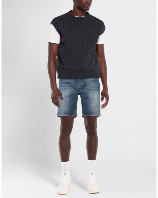 Liu Jo Blue Denim Shorts for men
