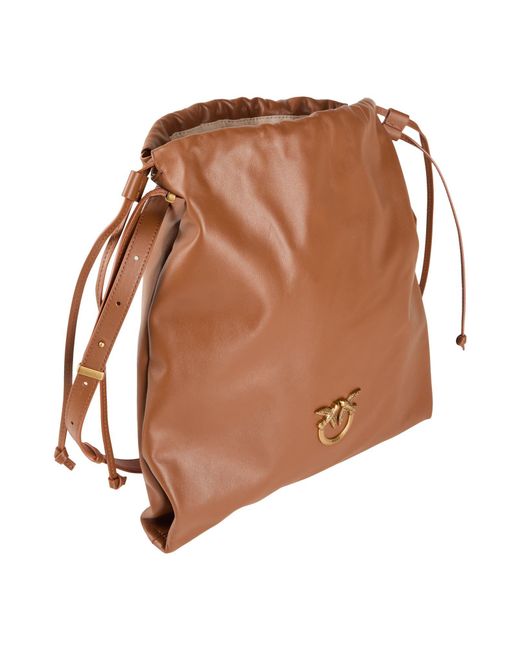 Pinko Brown Cross-Body Bags