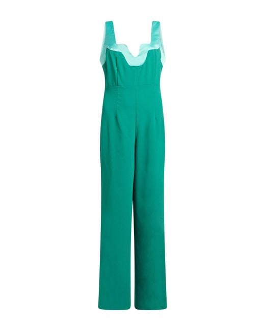 Compagnia Italiana Green Emerald Jumpsuit Polyester