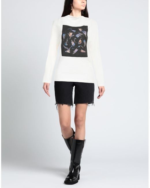 T-shirt High en coloris White
