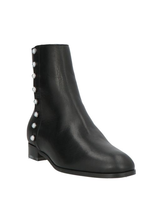 Botines De Caña Alta Pollini de color Black