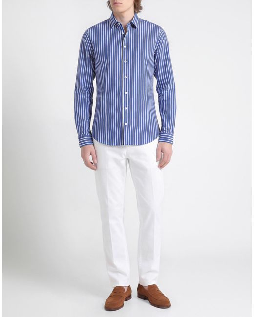 Patrizia Pepe Blue Shirt for men
