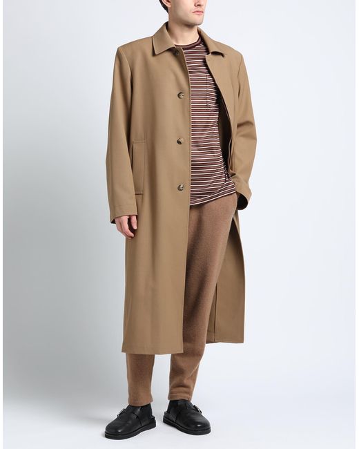 Dries Van Noten Brown Overcoat & Trench Coat for men