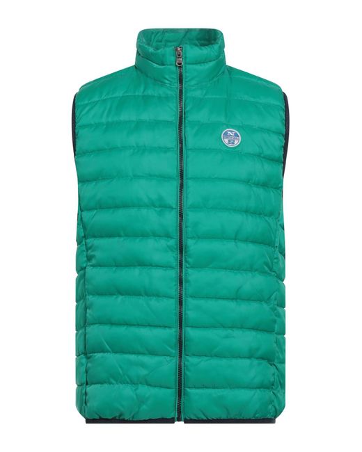 North Sails Green Puffer Polyester for men