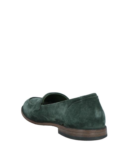 Pantanetti Green Loafers for men