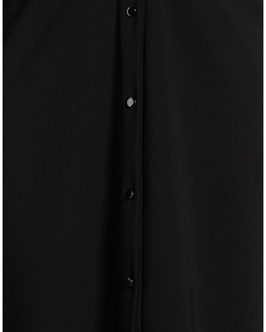 Max Mara Black Midi Dress Triacetate, Polyester