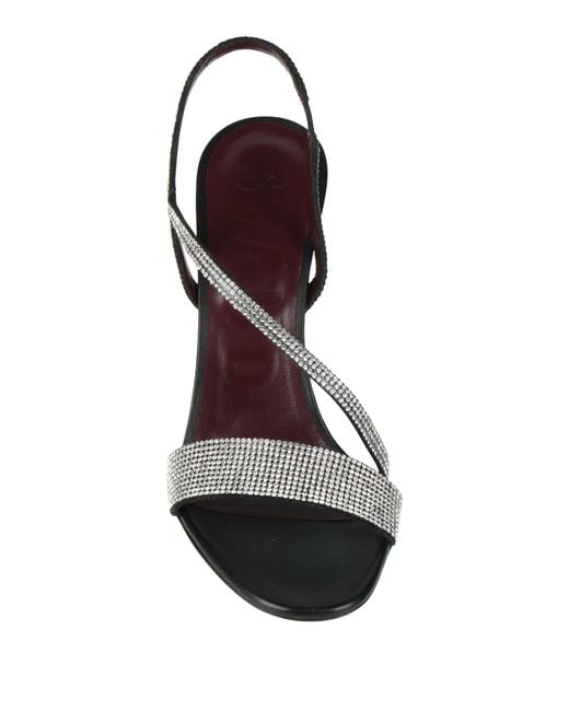 Staud Metallic Sandals Leather