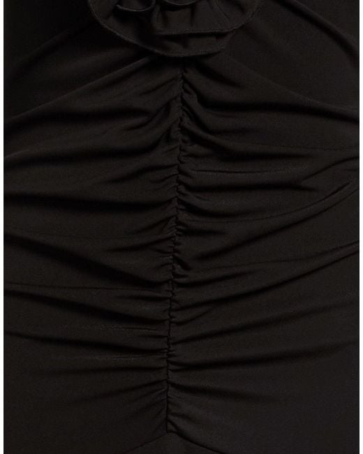 Dixie Black Midi Dress Polyester, Elastane