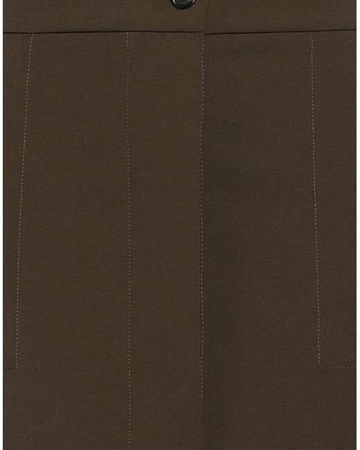 Pinko Green Midi Skirt Polyester, Viscose, Elastane