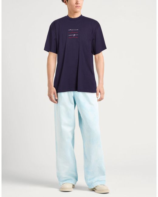 MSGM Blue T-Shirts for men