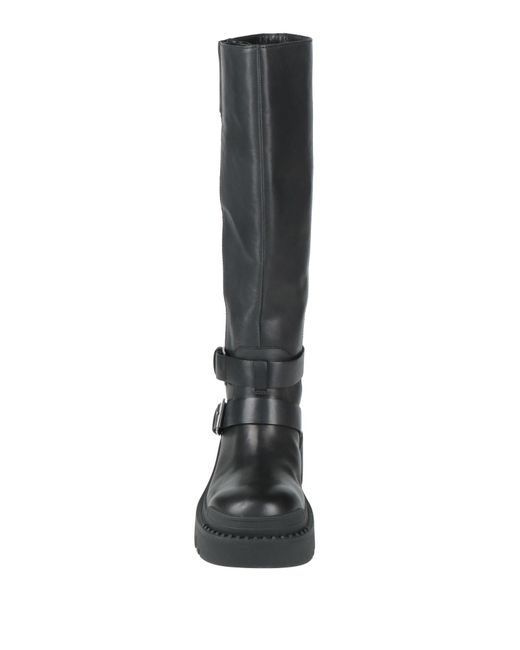 Ash Black Nepal Boot Leather