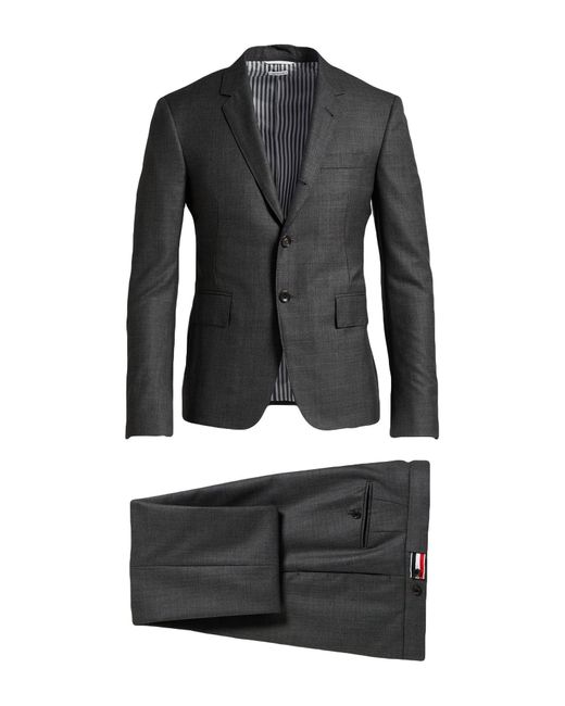 Thom Browne Black Suit Wool for men