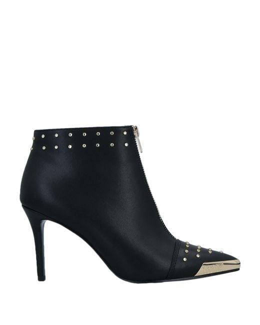 Versace Jeans Couture Black Ankle Boots