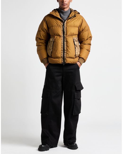 C P Company Brown Puffer Polyamide, Polyester for men